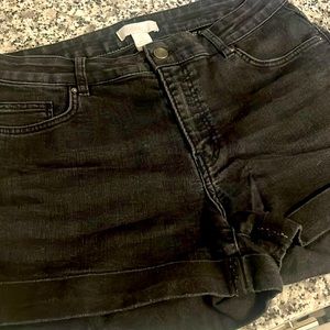 H&M Black Shorts